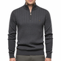 Strickpullover Mit Reißverschluss - CollarSweater