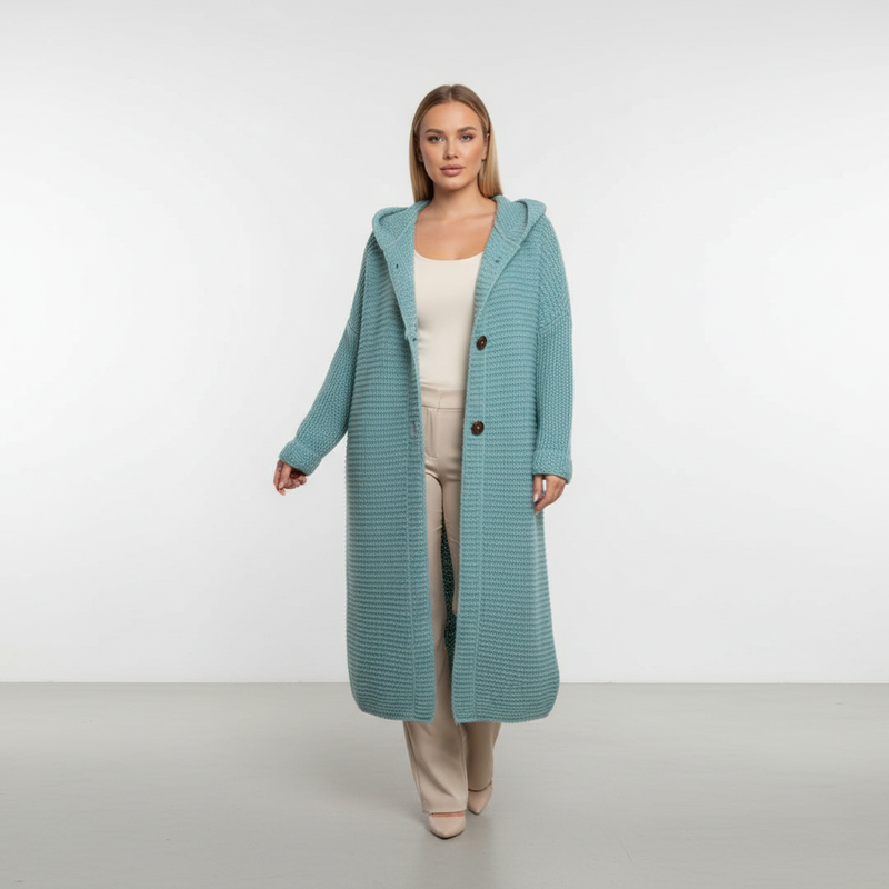 Strickweste Mit Kapuze - Isabella