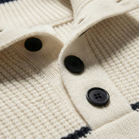 Strukturierter Strickpullover Mit Streifen - Judy