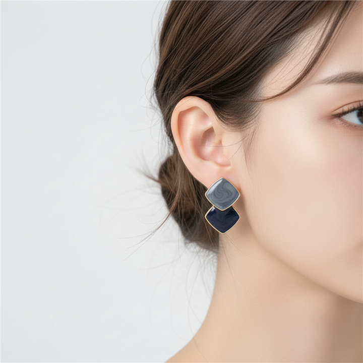 Stylische Ohrringe - ShineRound 