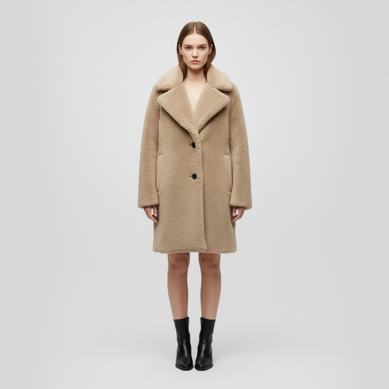 Teddy-Mantel Für Damen -  Rita