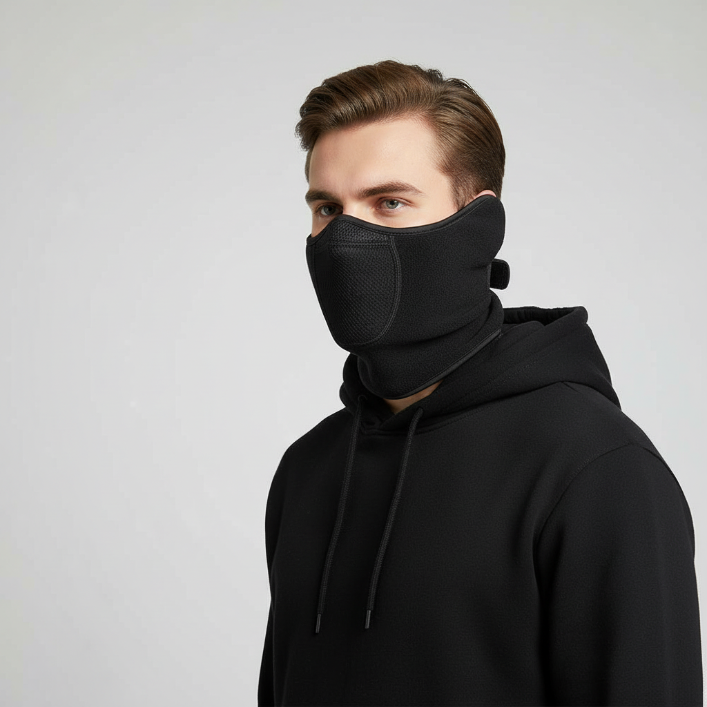 Thermische Hals Gesichtsmaske Aus Fleece - ThermaShield