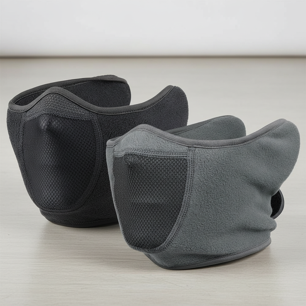 Thermische Hals Gesichtsmaske Aus Fleece - ThermaShield