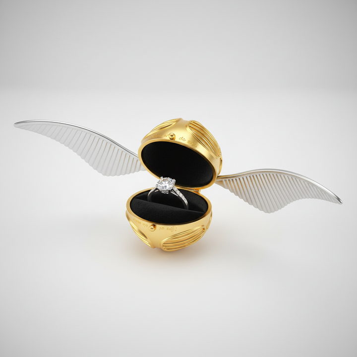 Vergoldete Aufbewahrungsschachtel - EleganceBox 