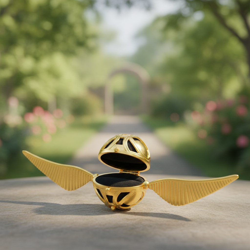 Vergoldete Aufbewahrungsschachtel - EleganceBox 