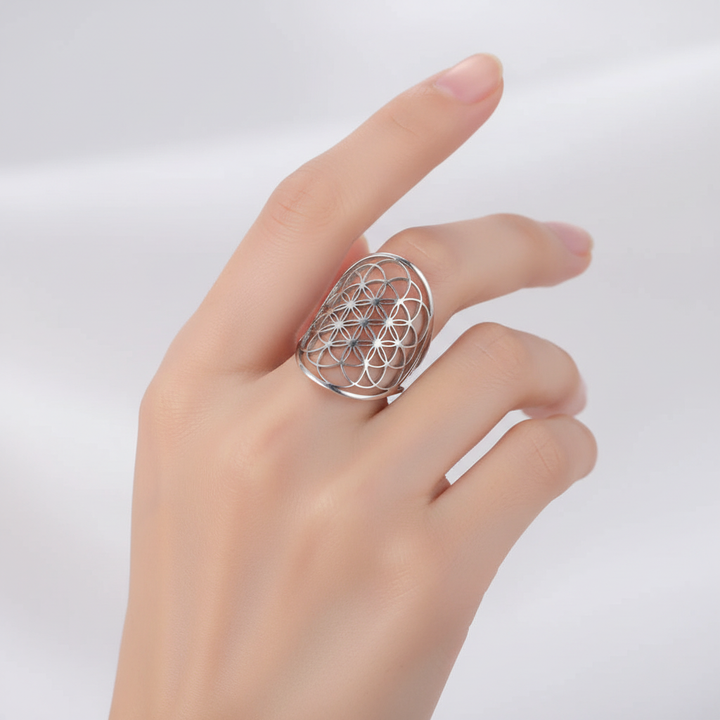 Verstellbarer Ring - FlowerSymbol 