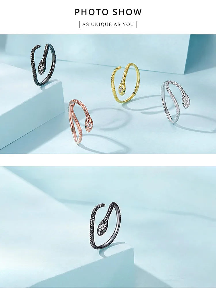 Verstellbarer Schmuckring - SnakeRing 