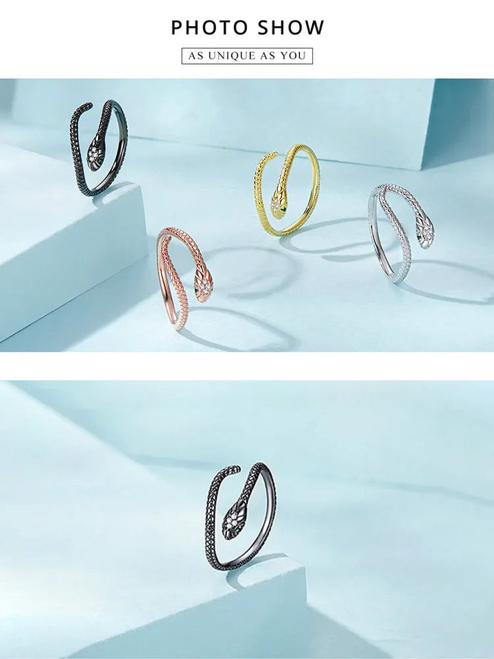 Verstellbarer Schmuckring - SnakeRing 