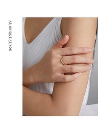 Verstellbarer Schmuckring - SnakeRing 