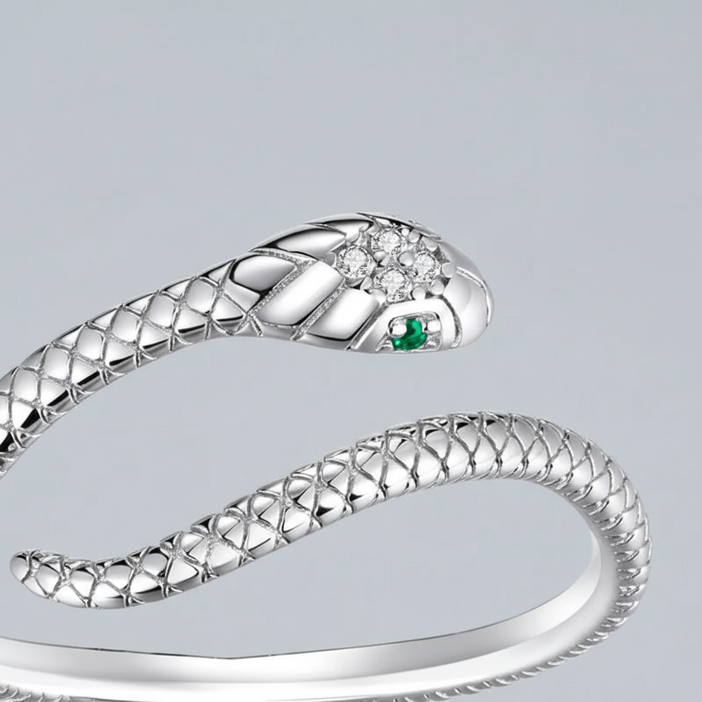 Verstellbarer Schmuckring - SnakeRing 