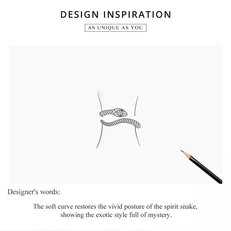 Verstellbarer Schmuckring - SnakeRing 