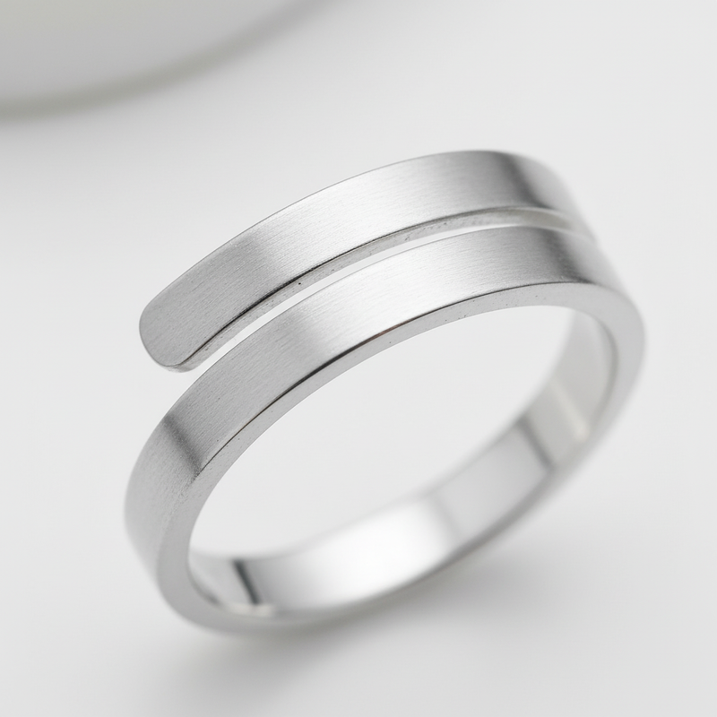 Verstellbarer Silberring - GlaubensRing 