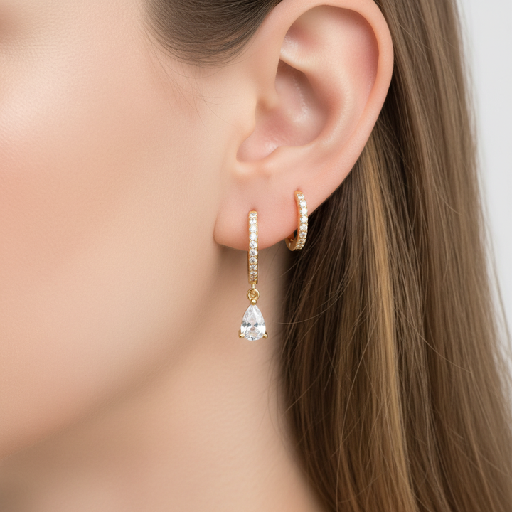 Vielseitige Ohrringe - AuroraGleam 