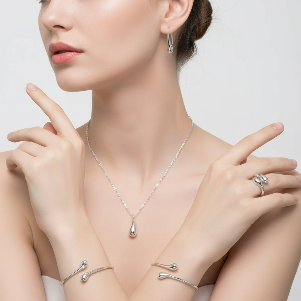 Vierteiliges Schmuckset - ShineSet 