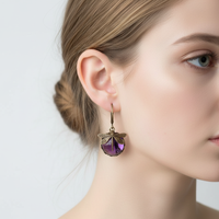 Vintage Tropfenohrringe - DragonflyEarrings 