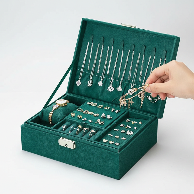 Vintagestil Schmuckbox - EleganceCase 