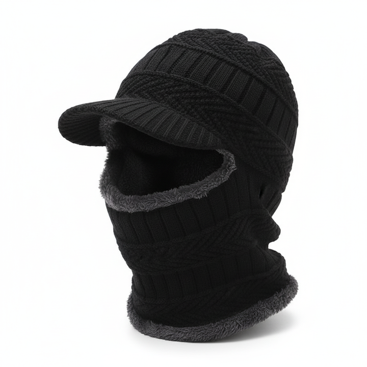 Wärmende Mütze Mit Gesichtsschutz - WinterCap