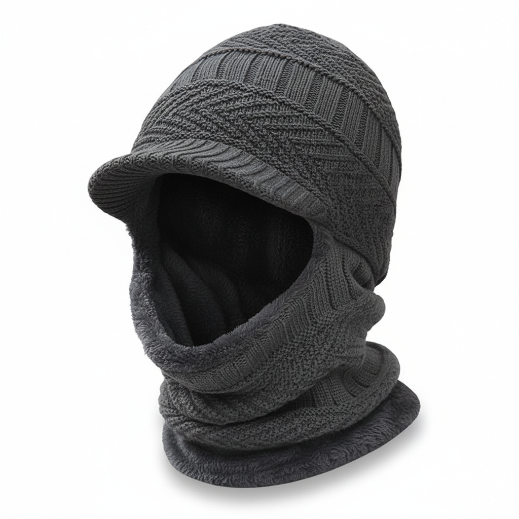 Wärmende Mütze Mit Gesichtsschutz - WinterCap