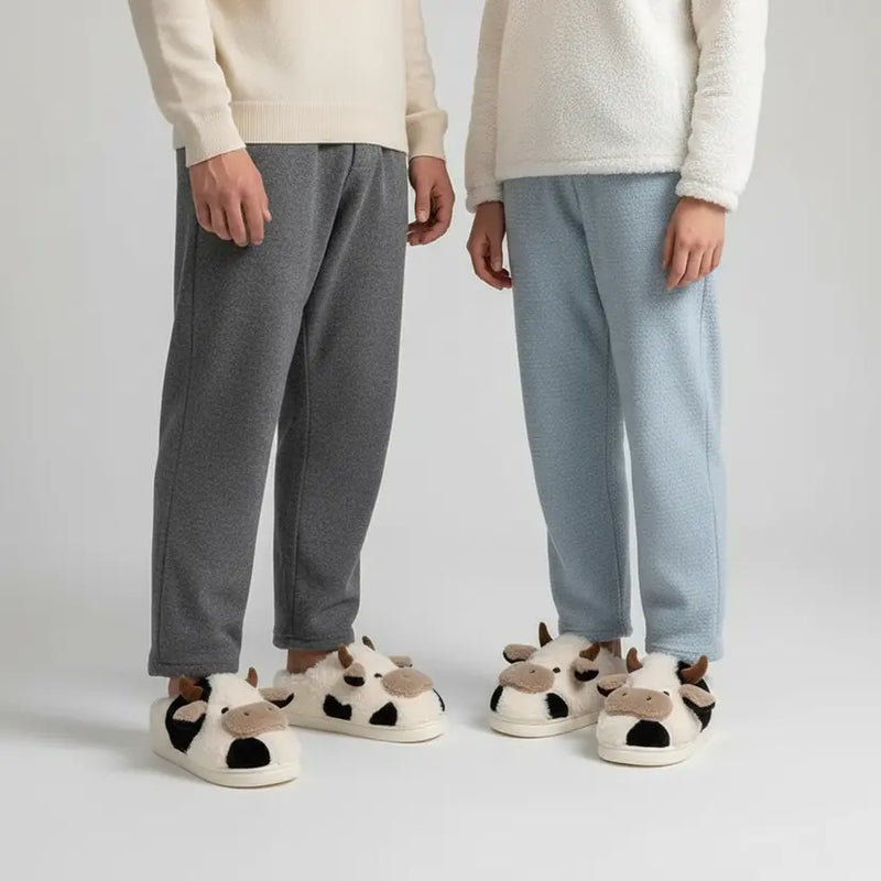 Weiche Plüschpantoffel - CuddleCow
