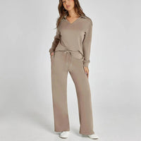 Weites Loungewear-Set Mit Weitem Bein - Joleen