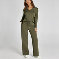 Weites Loungewear-Set Mit Weitem Bein - Joleen