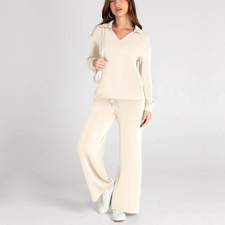 Weites Loungewear-Set Mit Weitem Bein - Joleen