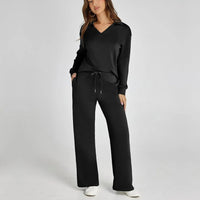 Weites Loungewear-Set Mit Weitem Bein - Joleen