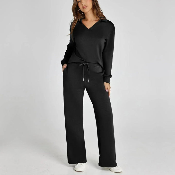 Weites Loungewear-Set Mit Weitem Bein - Joleen