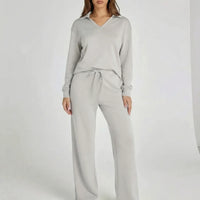 Weites Loungewear-Set Mit Weitem Bein - Joleen