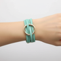 Wickelarmband Mit Magnetverschluss - LeatherWrap 