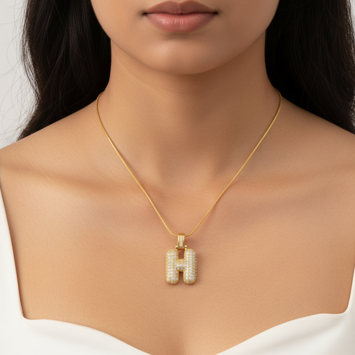 Zirkonia Anhängerkette - StarNecklace 