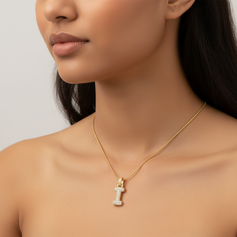 Zirkonia Anhängerkette - StarNecklace 