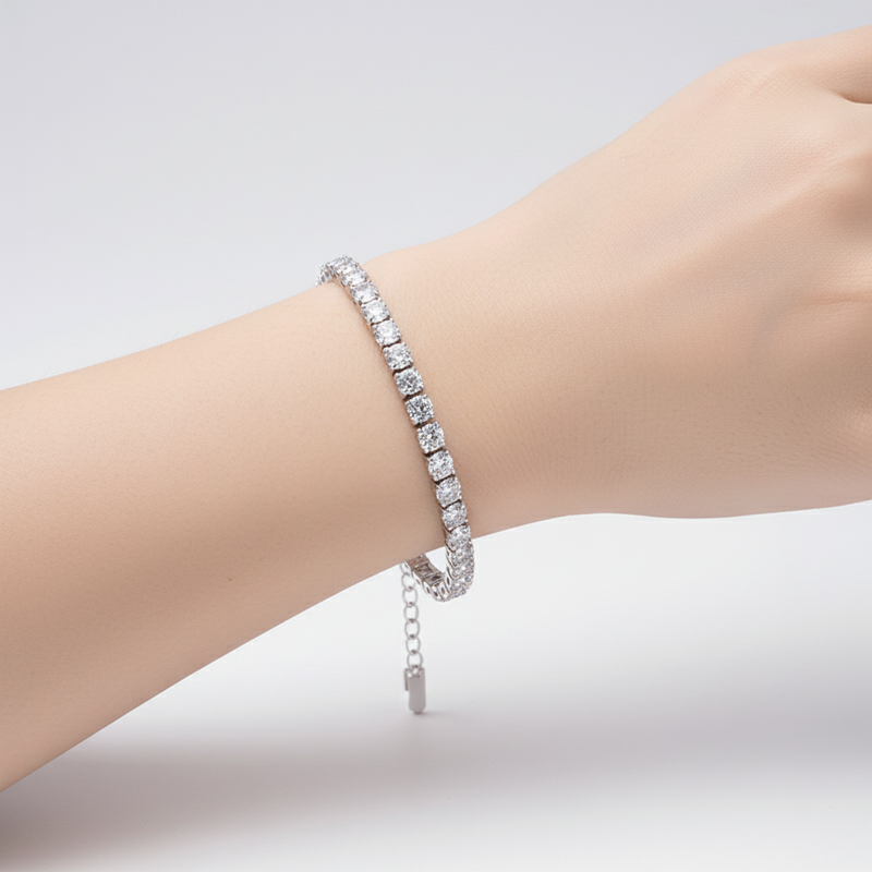 Zirkonia Kettenarmband - DivaLink 