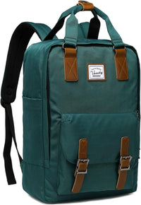 15,6” Wasserdichter Vintage Laptop-Rucksack mit Organizer-Fächern – UrbanEase