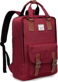 15,6” Wasserdichter Vintage Laptop-Rucksack mit Organizer-Fächern – UrbanEase