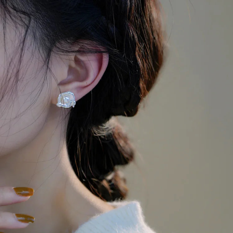 Perlenohrringe | Barock Stilvoll Einzigartig Rund Kompakt Vielseitig Vintage-Luzern Mode