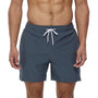 Herren Badeshorts | Zugkordel | Halblang | Locker sitzend | Schnell trocknend-Grau-S-Luzern Mode