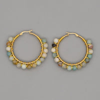 Ohrringe für Damen | Naturkristalle | Creolen | Ringe | Stilvoll-Afrikanisches Türkis-Luzern Mode