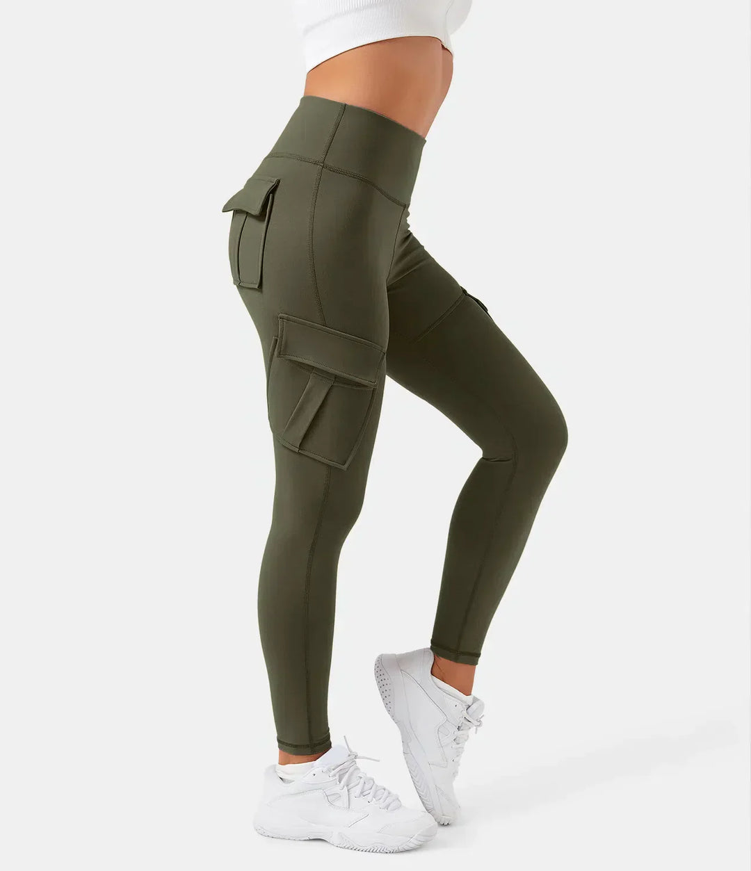 Damen Sport Leggings mit Taschen für Fitness und Yoga-Luzern Mode