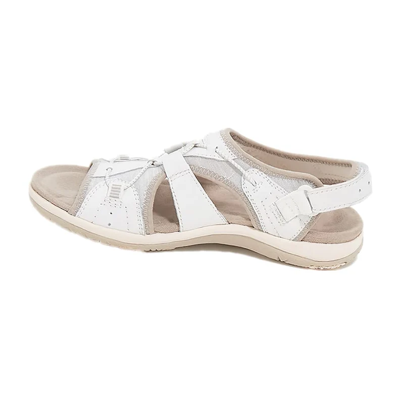 Orthopädische Damen Sandalen für Komfort und Stil-Weiß-35-Luzern Mode