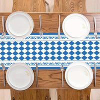 1 Stück Tafelläufer mit Rautenmuster – WiesnLäufer Oktoberfest 2026