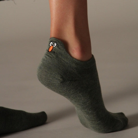 Socken Set | Unisex | Gesichter | 10 Paar | Knöchelsocken | Baumwollmix-Luzern Mode