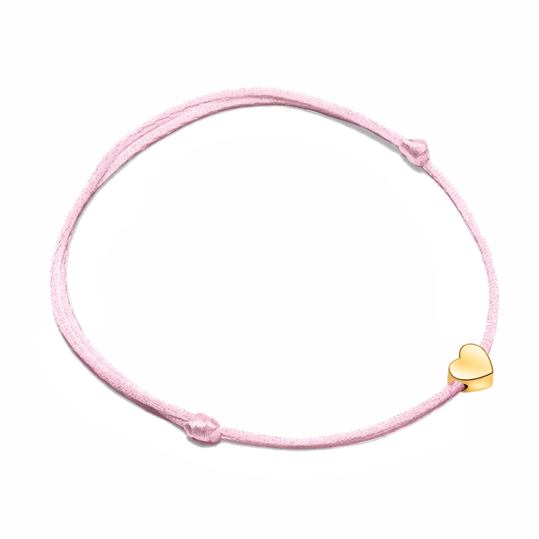 Armband | Herzanhänger Stilvoll Silber Langlebig Gold Vielseitig Liebe-Gold-Rosa-Luzern Mode
