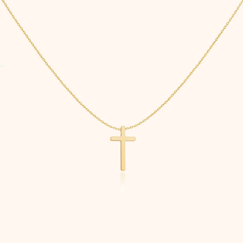Kreuzanhänger-Halskette | Sterling-Silber Stilvoll Langlebig Glauben Einzigartig-Gold-Luzern Mode