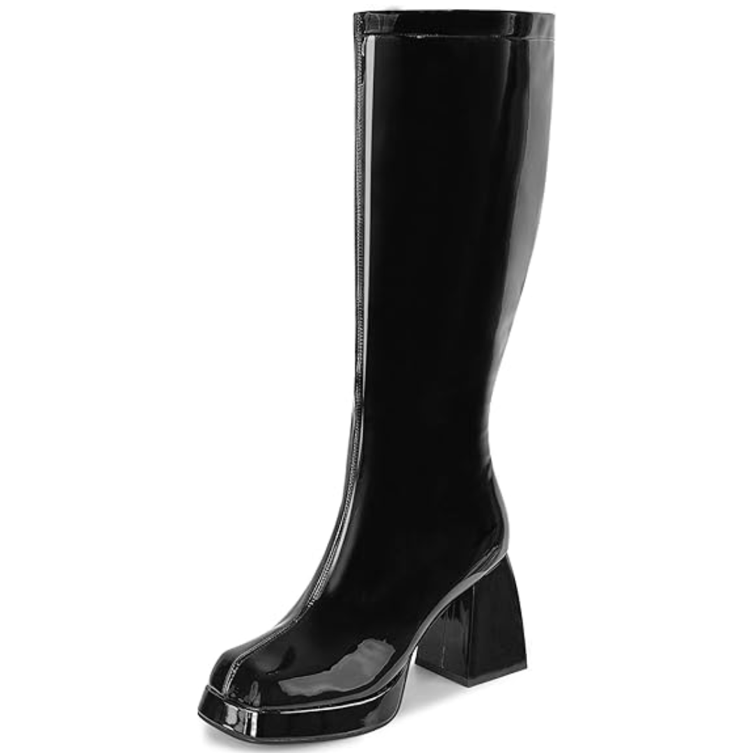 Damen Stiefel Hoch Absatz - Elegante Lederstiefel Online-Luzern Mode