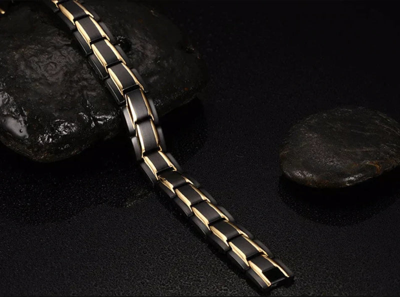 Gesundheitsarmband | Magnetisch | Stilvoll | Langlebig | Verstellbar | Schwarz-Luzern Mode