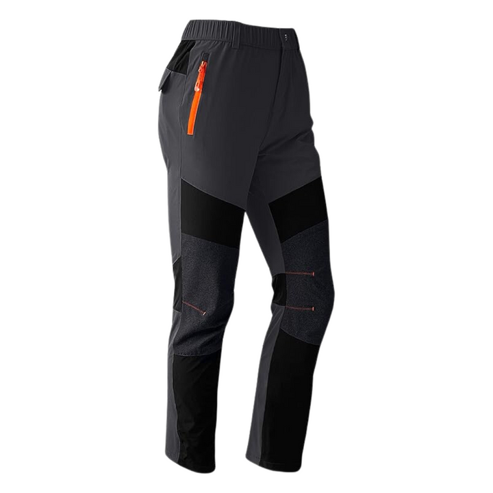 Damen Outdoorhose wasserdicht atmungsaktiv elastisch-Grau-S-Luzern Mode