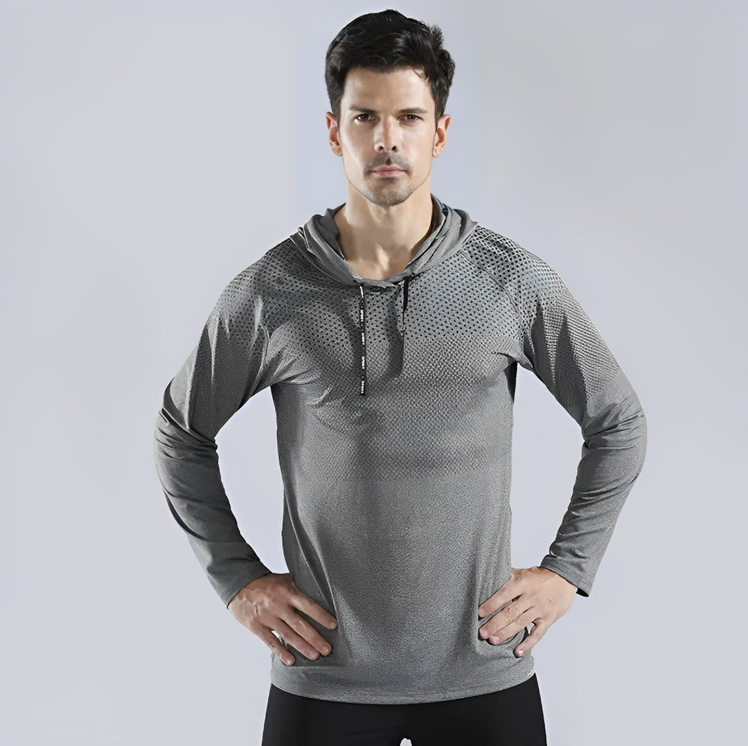 Atmungsaktives Herren Langarm Hoodie für Sport und Freizeit-Luzern Mode