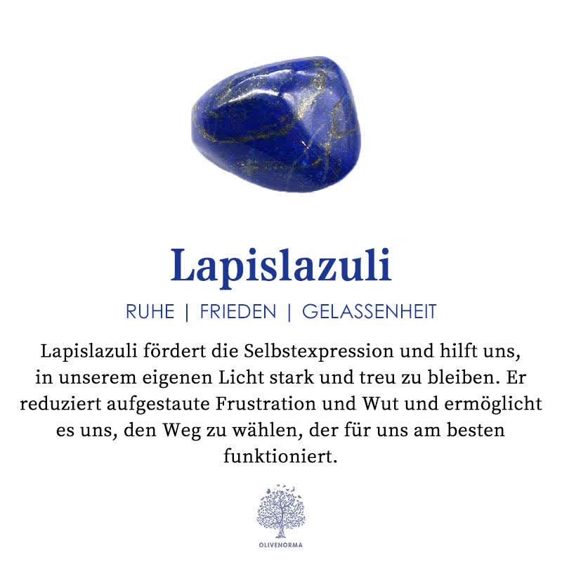 Halskette für Herren | Rosenkranz | Tigerauge | Lapislazuli | Kreuz-Luzern Mode