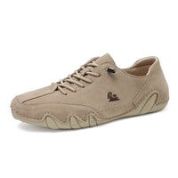 Lernen Barfußschuhe | Unisex | Niedrig | Sportlich | Gummisohle-Khaki-35-Luzern Mode